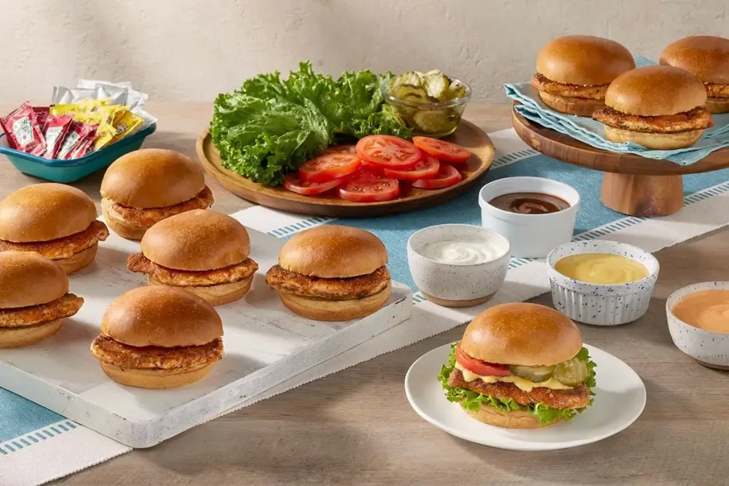 Build Your Own Grilled Saucy Chicken Sandwich Bar
