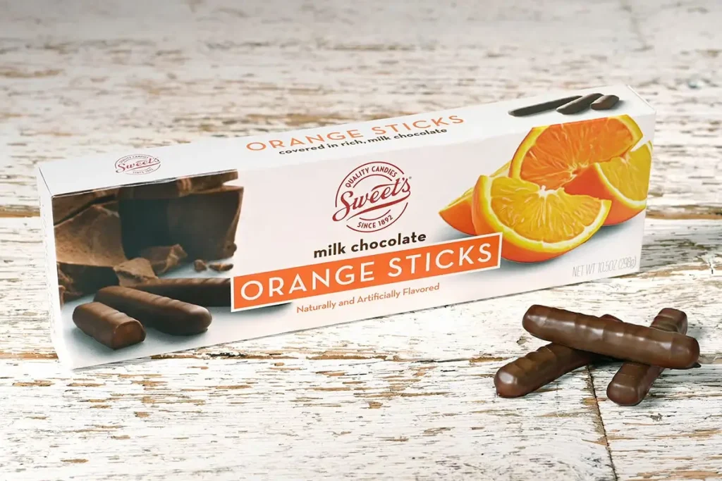 Milk Chocolate Orange Sticks