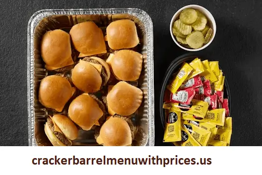 Barrel Cheeseburger Slider Platter