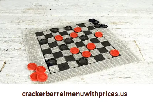 Cracker Barrel Mini Travel Checker Rug